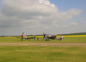 The P.40 had just landed after a great practice session